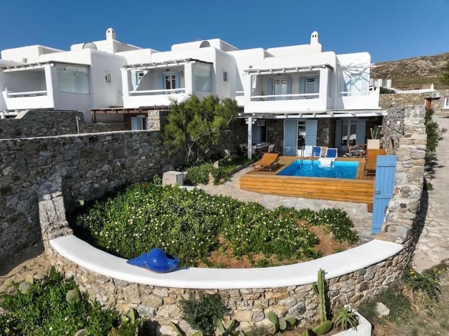 Allaya,Panormos Villa Private Pool Exterior foto